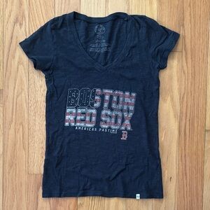 '47 Brand Boston Red Sox Navy V-Neck Tee
